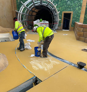 UNIVERSAL STUDIOS EPIC UNIVERSE GETS BEAUTIFUL CUSTOM FLOORING