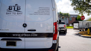Bay to Bay Resinous Coatings & Waterproofing commercial vehicle fleet Sunrise Florida
