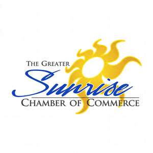 Sunrise Florida Chamber of Commerce logo — Bay to Bay Resinous Coatings & Waterproofing member